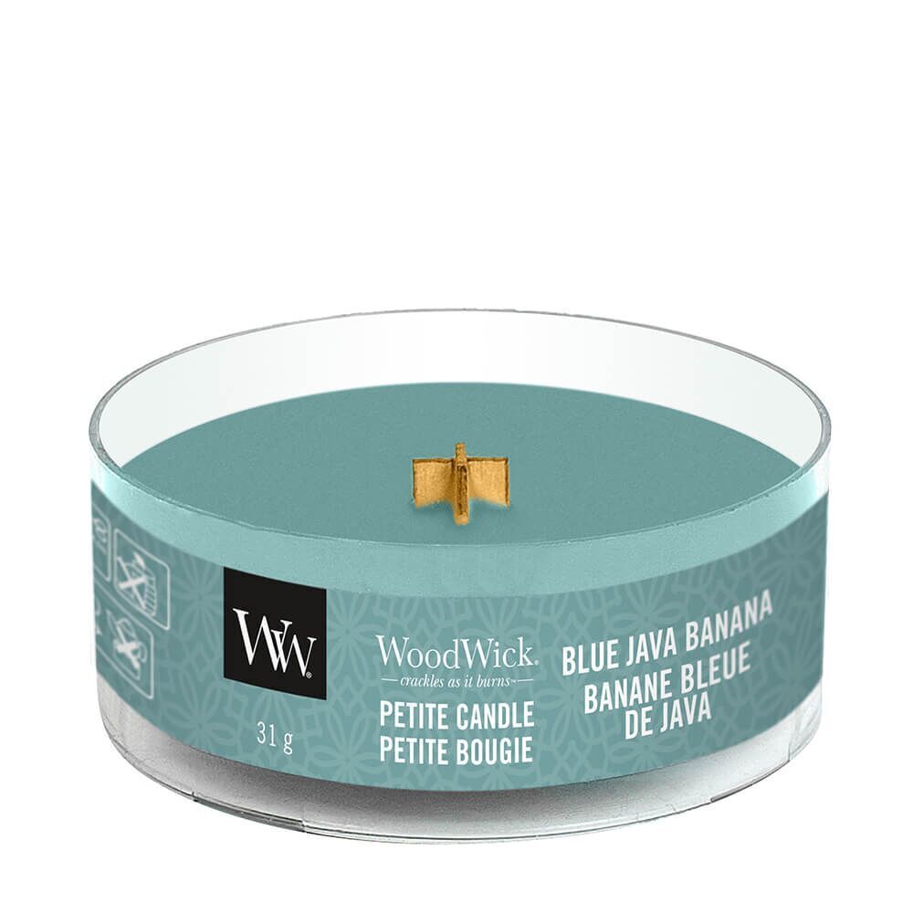 1647901E Blue Java Banana Petite Candle 31g von Woodwick