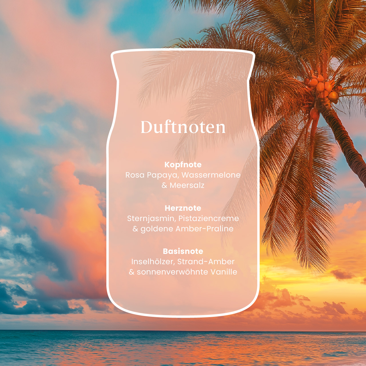 Pink Sands Glow Signature Medium Jar 368g 2-Docht