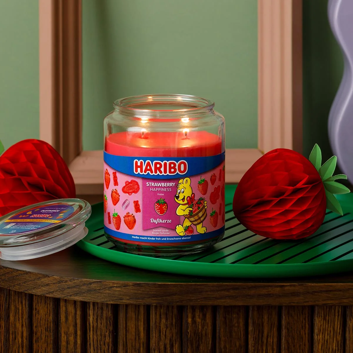 Strawberry Happiness 510g Haribo™ Duftkerze Strawberry Happiness 510g Haribo™ Duftkerze