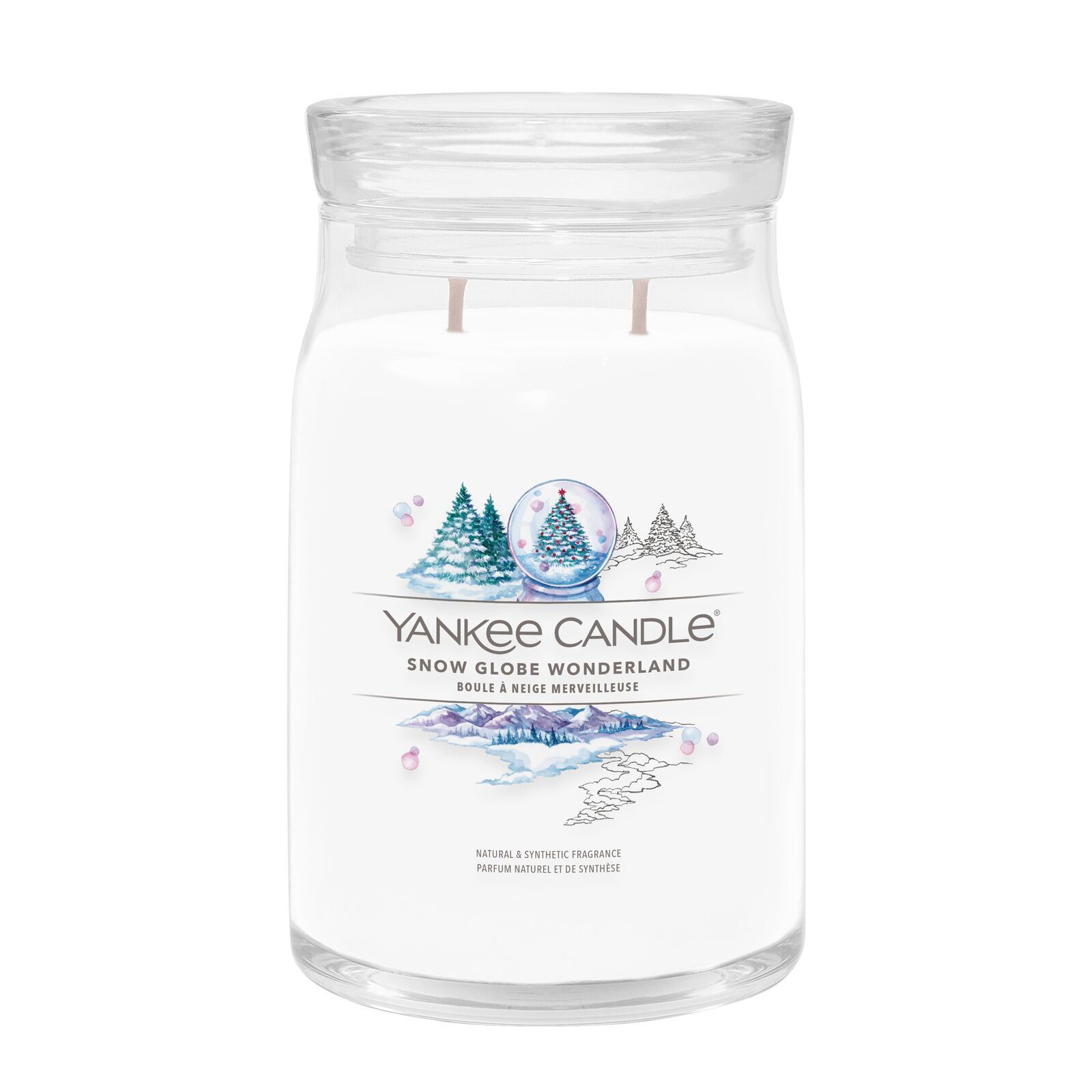 Snow Globe Wonderland Signature Jar 567g 2-Docht