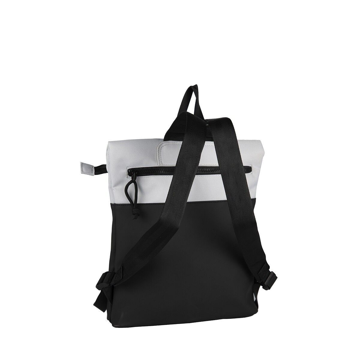 7E2F3A21274E23B2775A7F62523BF495C5F37C16 Backham - Los Angeles Rolltop Mini Rucksack hellgrau