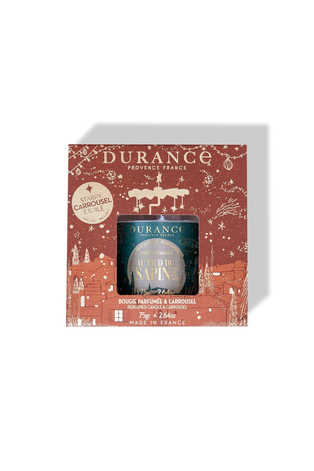 Am Tannenbaum - Set mit Karussel und Duftkerze 75g