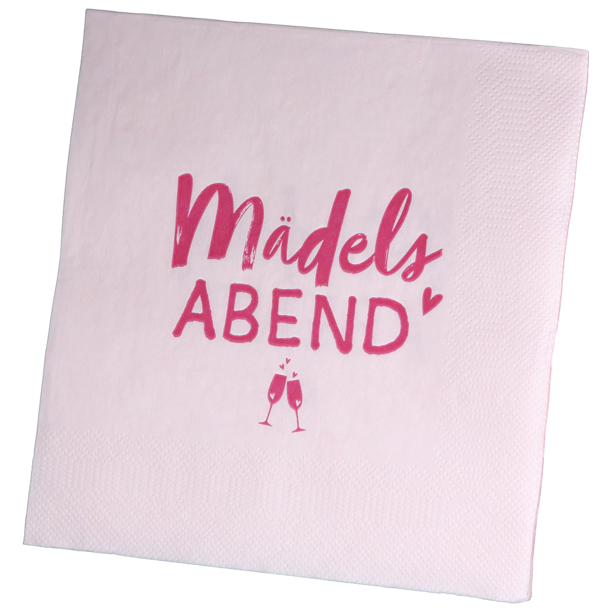 Serviette Mädelsabend pink