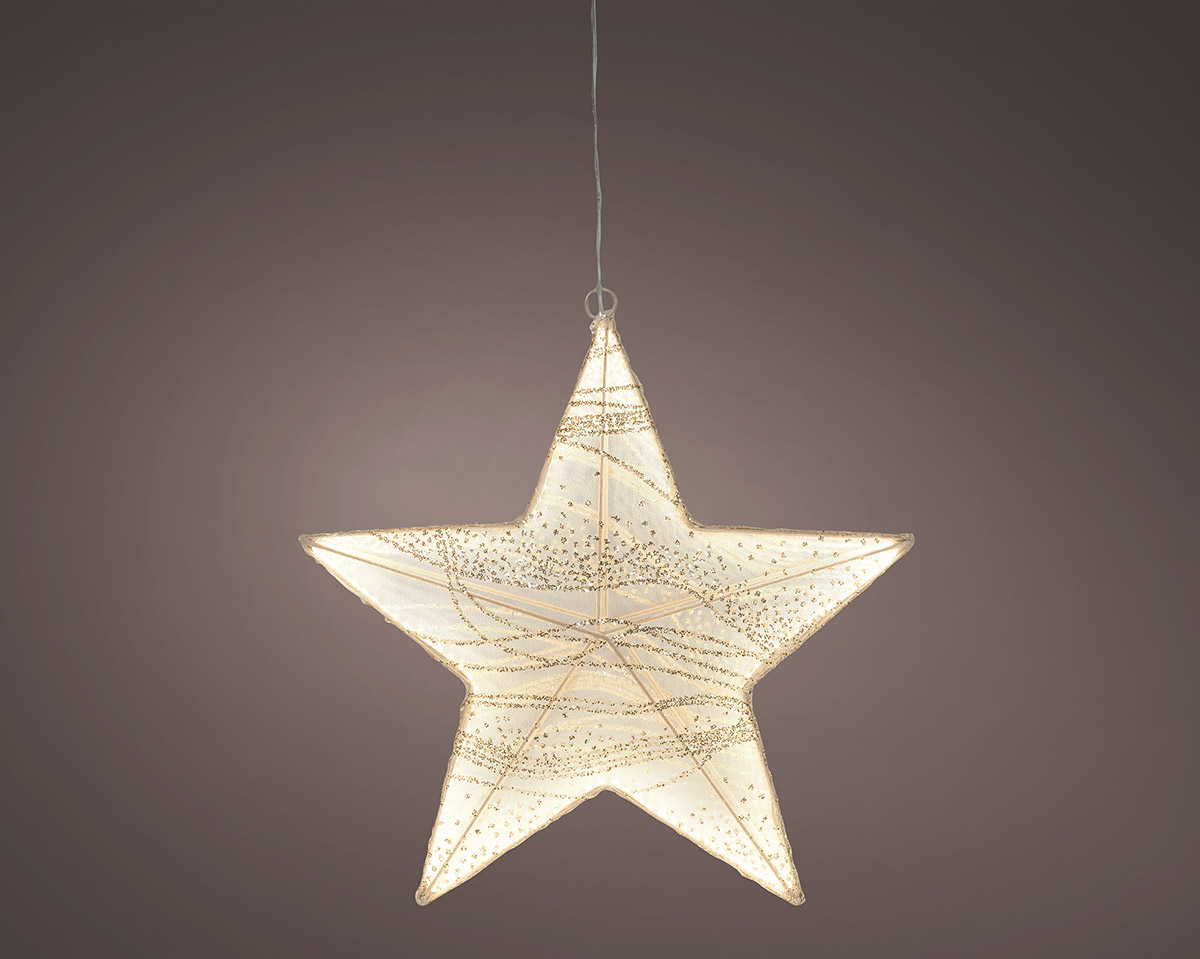 Hänger Stern "Eclipse" LED 39cm stern, weihnachtsstern, hängeleuchte, deko, sternenschnur