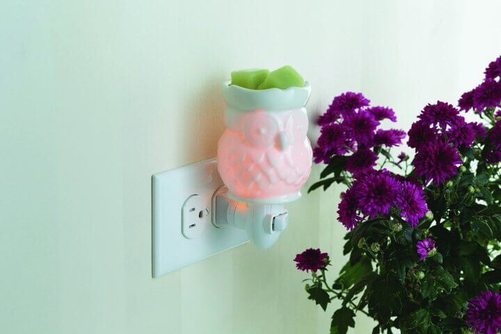 White Owl Duftlampe für die Steckdose