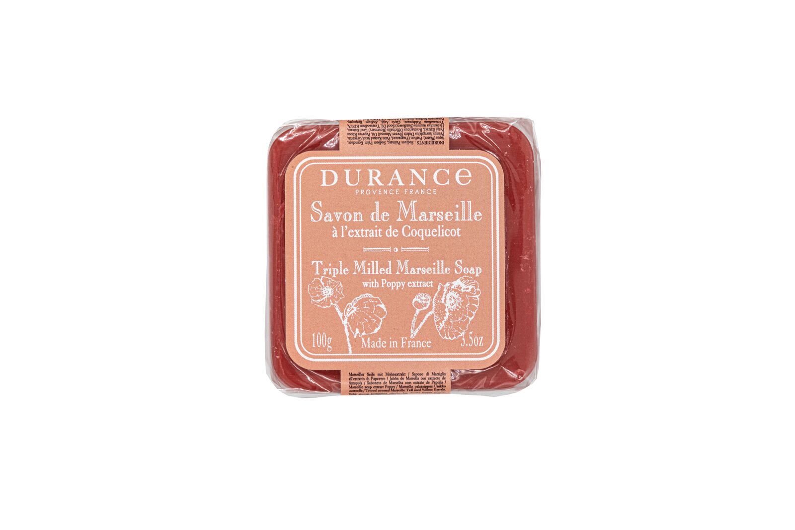 Poppy-100g Marseiller Seife mit Mohnextrakt 100g
