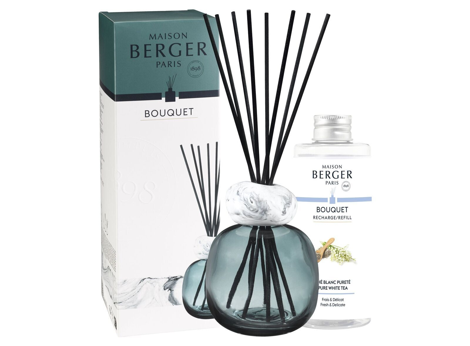 Mineral Blau - Aromatischer Weißer Tee Raumduft Diffuser