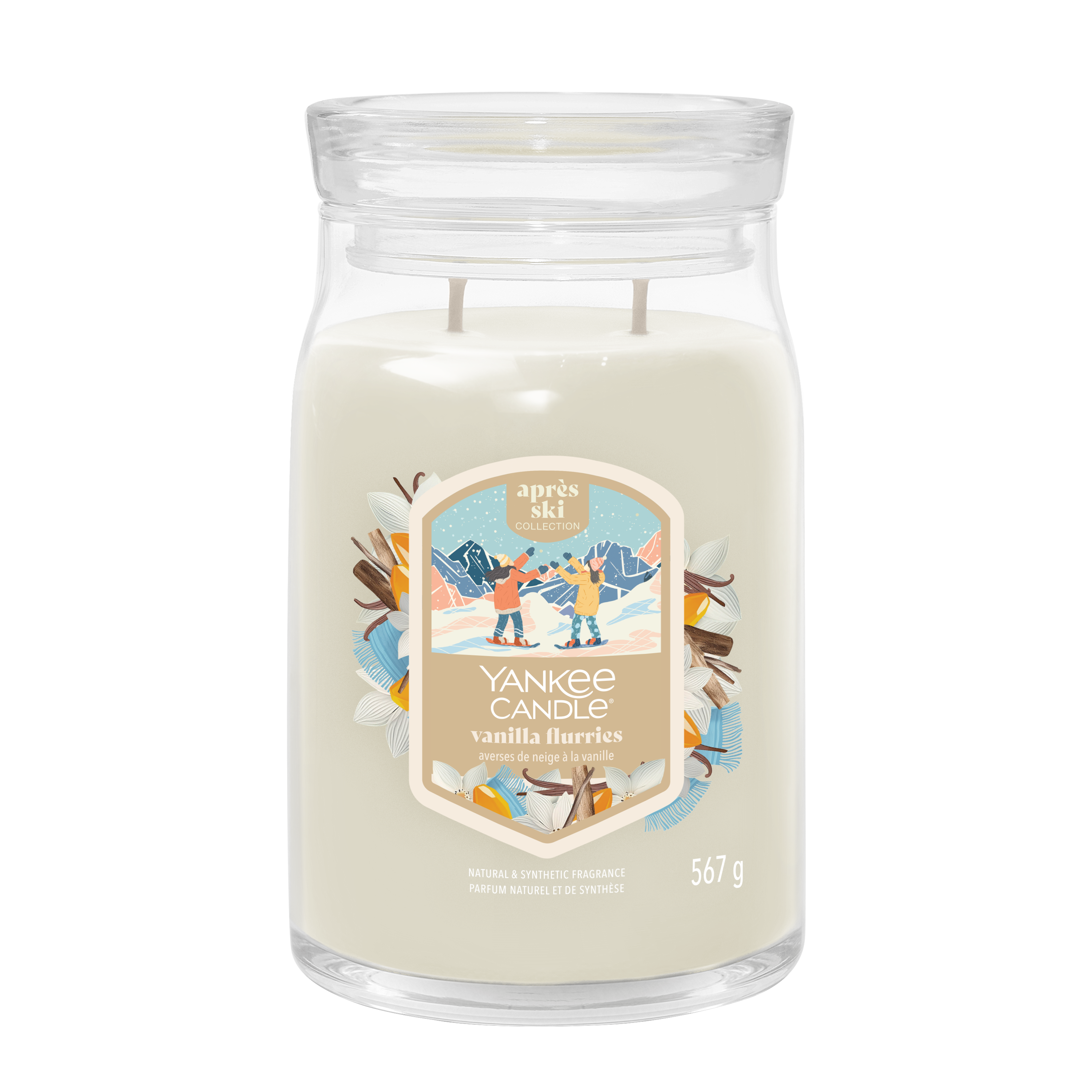 Vanilla Flurries Signature Large Jar 567g 2-Docht