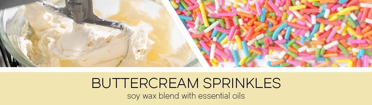 Buttercream Sprinkles 59g Streusel, Sahne, Nachtisch, Essen, Eiscreme