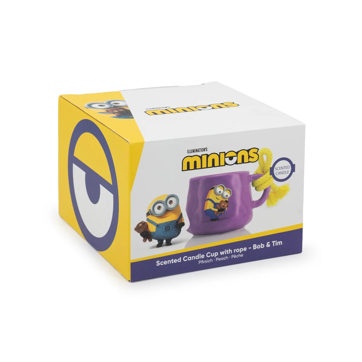 Bob & Tim - Minions™ Duftkerze 200g in Tasse mit Kordel Bob & Tim - Minions™ Duftkerze 200g in Tasse mit Kordel