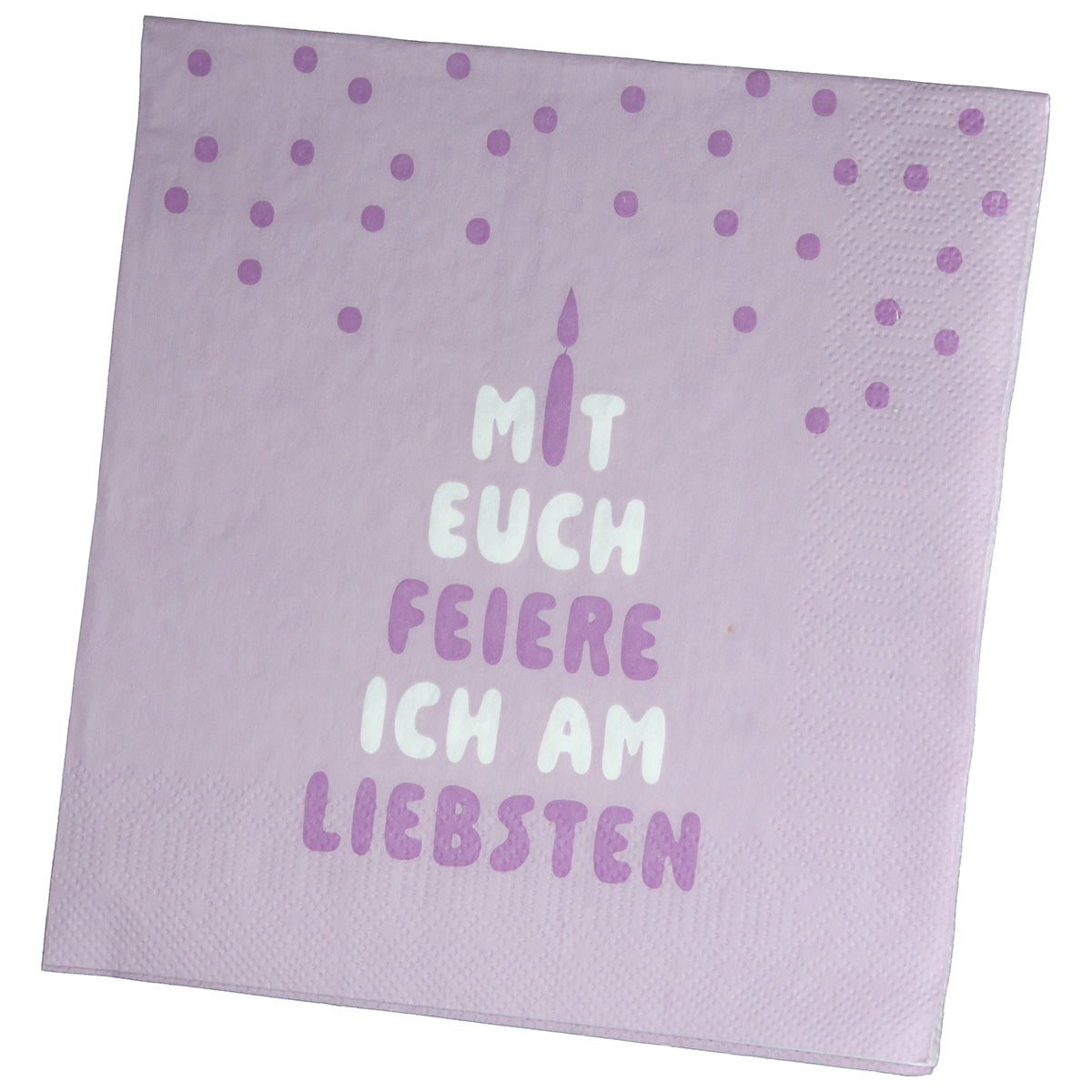 Serviette Party lila Serviette Party lila