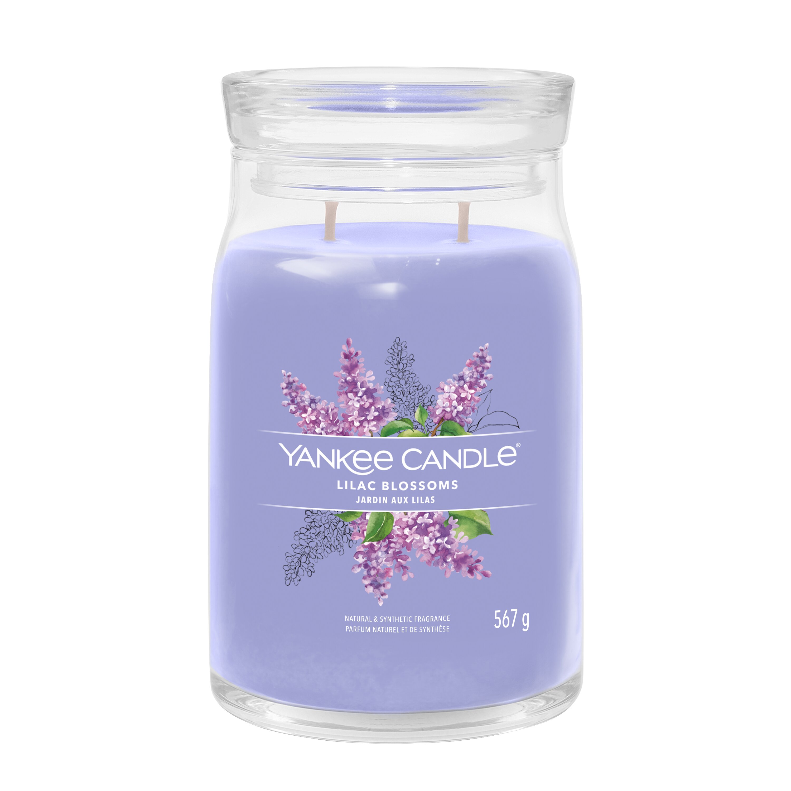 Lilac Blossoms Signature Large Jar 567g 2-Docht