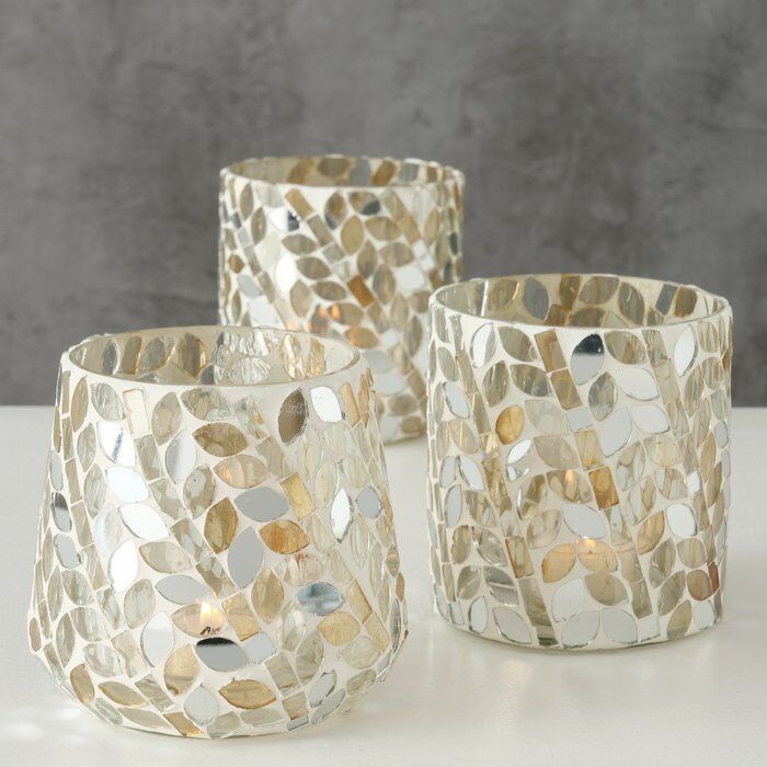 Windlicht Macari Glas Mosaik Design 2