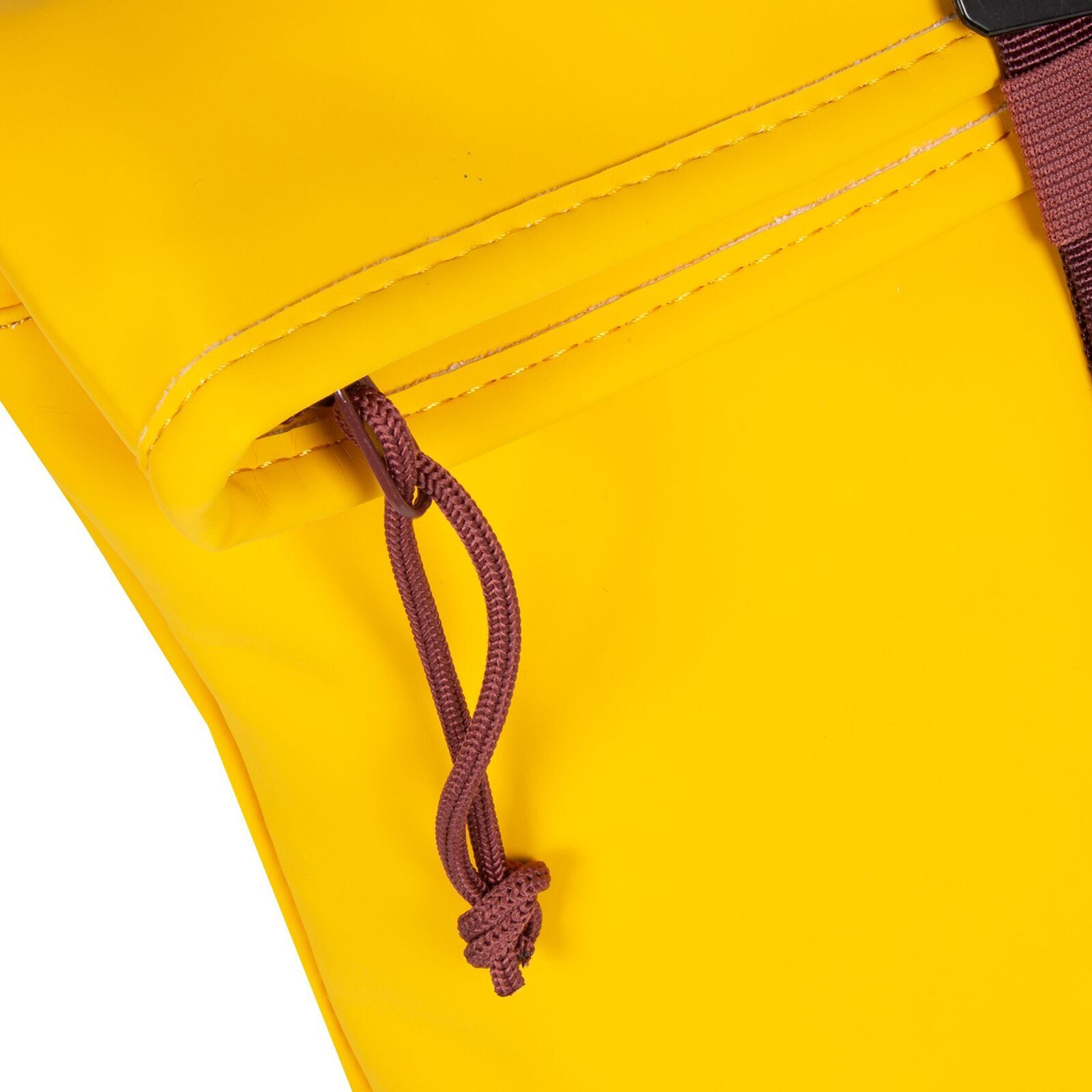 JcKgdO6E Tim - Los Angeles Rolltop Mini Rucksack gelb/burgund