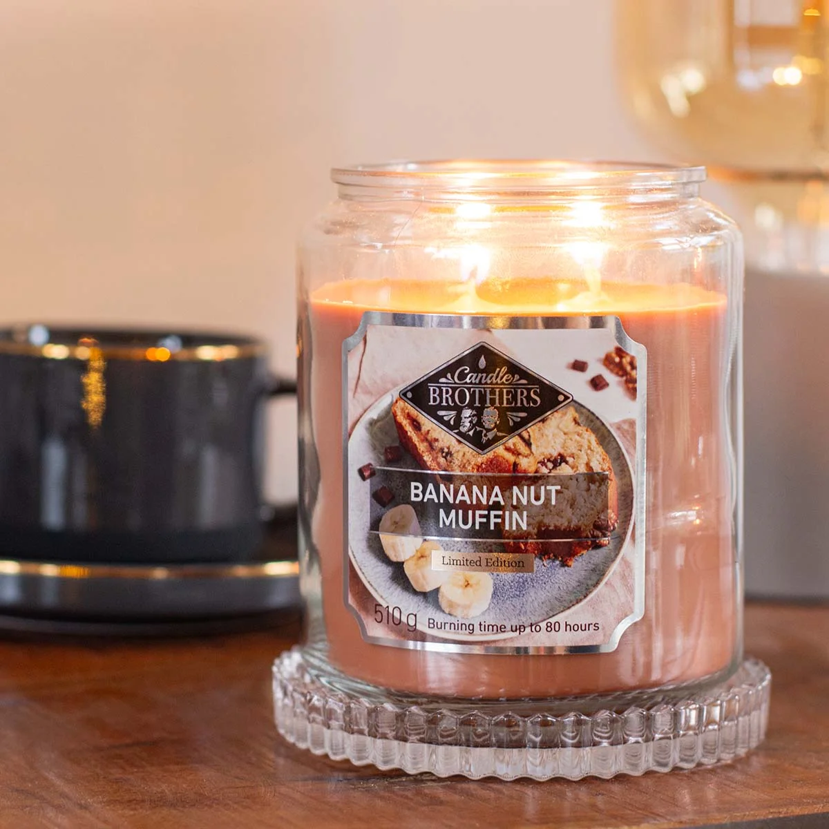 Banana Nut Muffin 510g Candle Brothers Duftkerze Banana Nut Muffin 510g Candle Brothers Duftkerze