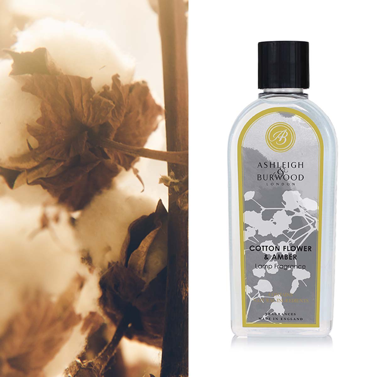 Cotton Flower & Amber 250ml Duftlampenöl Nachfüller