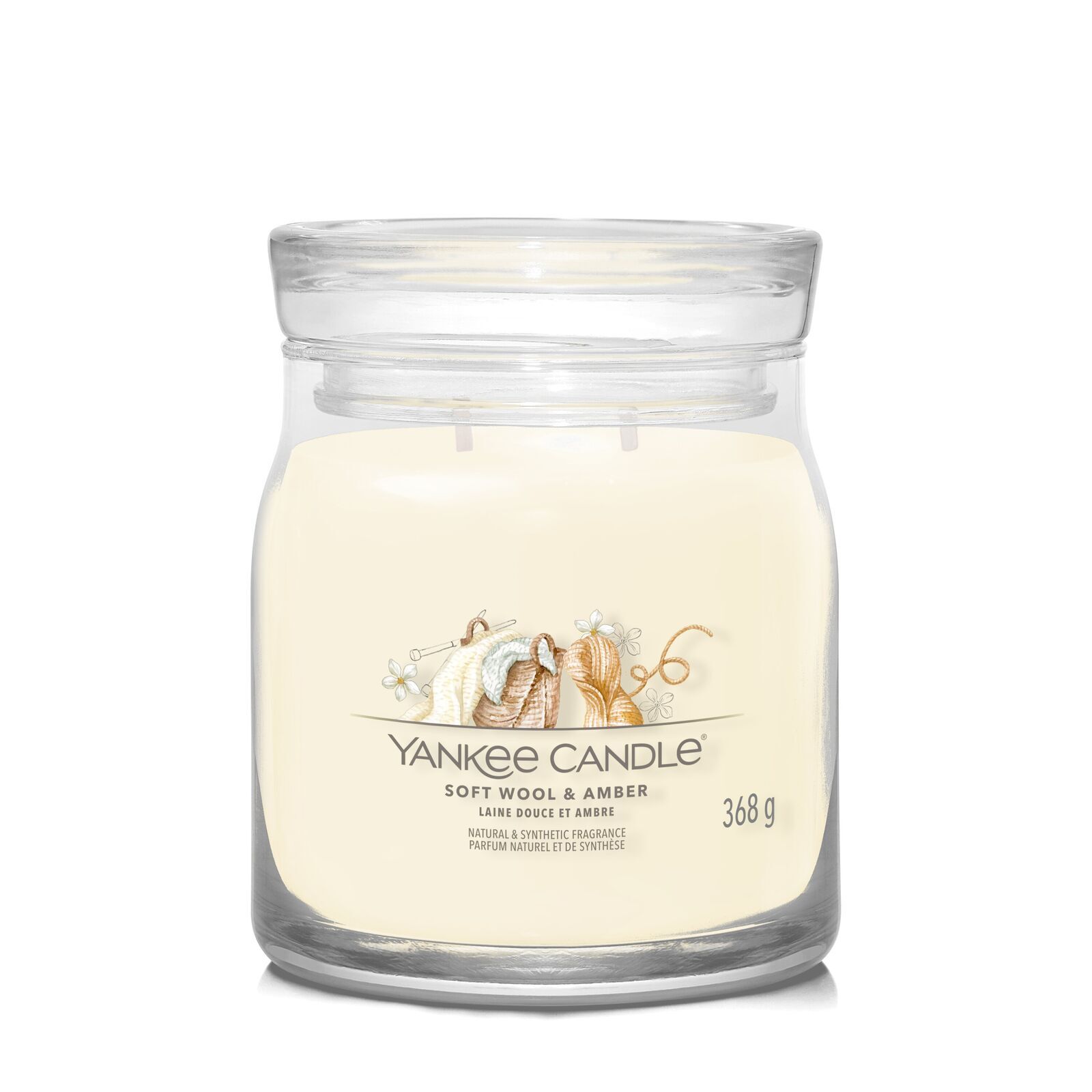 Soft-Wool-Amber_Signature_Medium1 Soft Wool & Amber Signature Medium Jar 368g 2-Docht