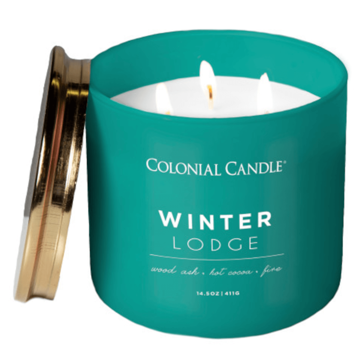 CC124481-von-Oben Duftkerze Winter Lodge - 411g