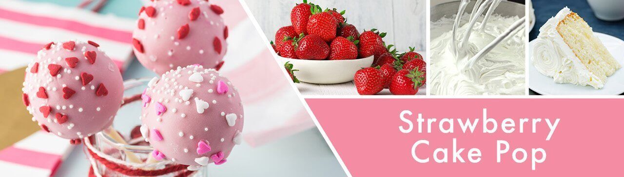 Strawberry Cake Pop 411g (3-Docht)