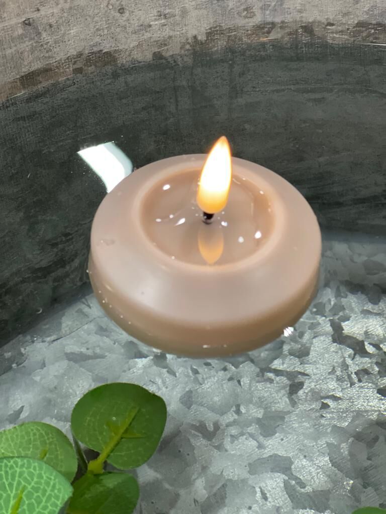 RF-F-0005 Schwimmendes Maxi Teelicht LED rose