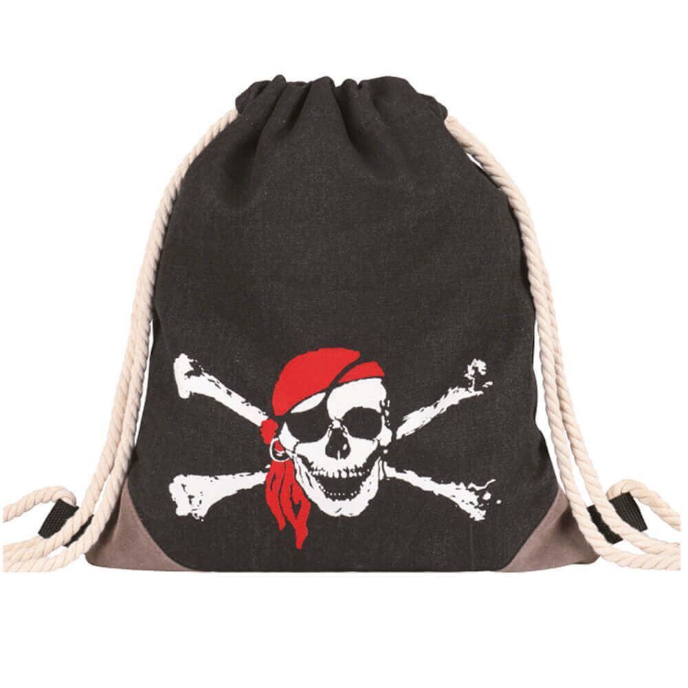 Kinder Turnbeutel 225-013 (Black Pirate)