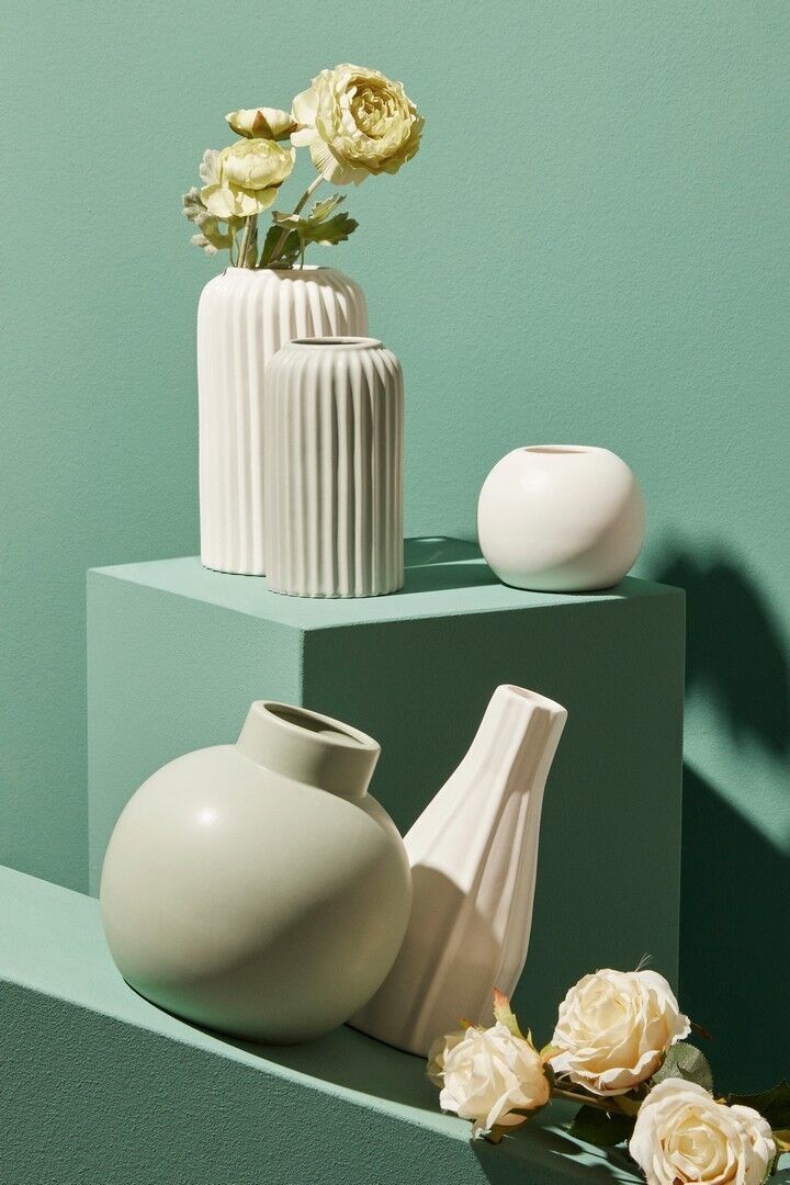 Vase Althea weiß 13cm