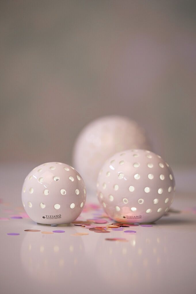 Lichtkugel Padova 12cm LED creme