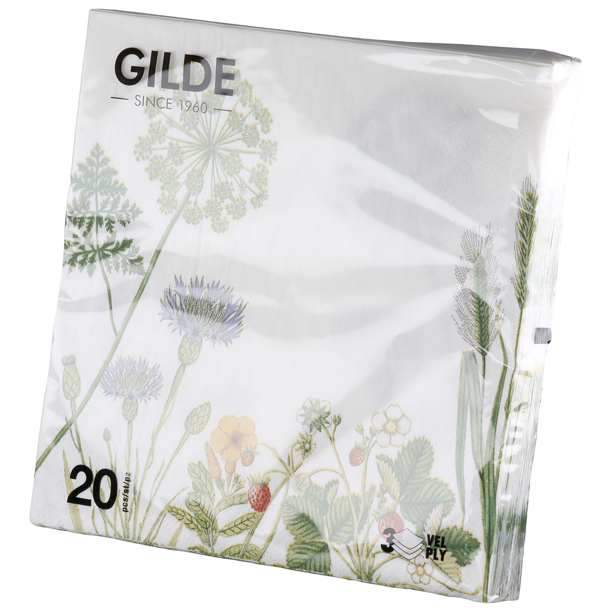 Serviette Wildflowers Blumenmotiv Serviette Wildflowers Blumenmotiv