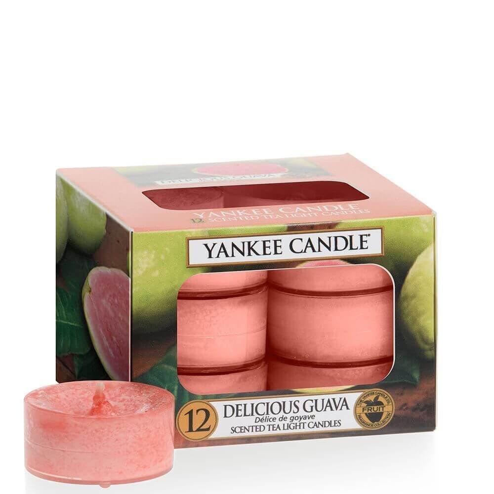 1533696E Yankee Candle Delicious Guava 12St Teelichte