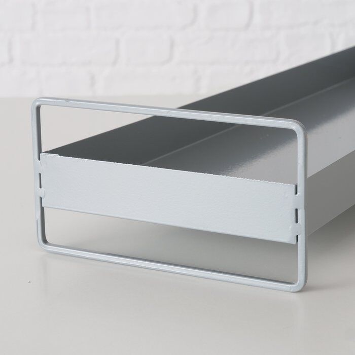 Deko Tablett Wolga 2 Stück grau