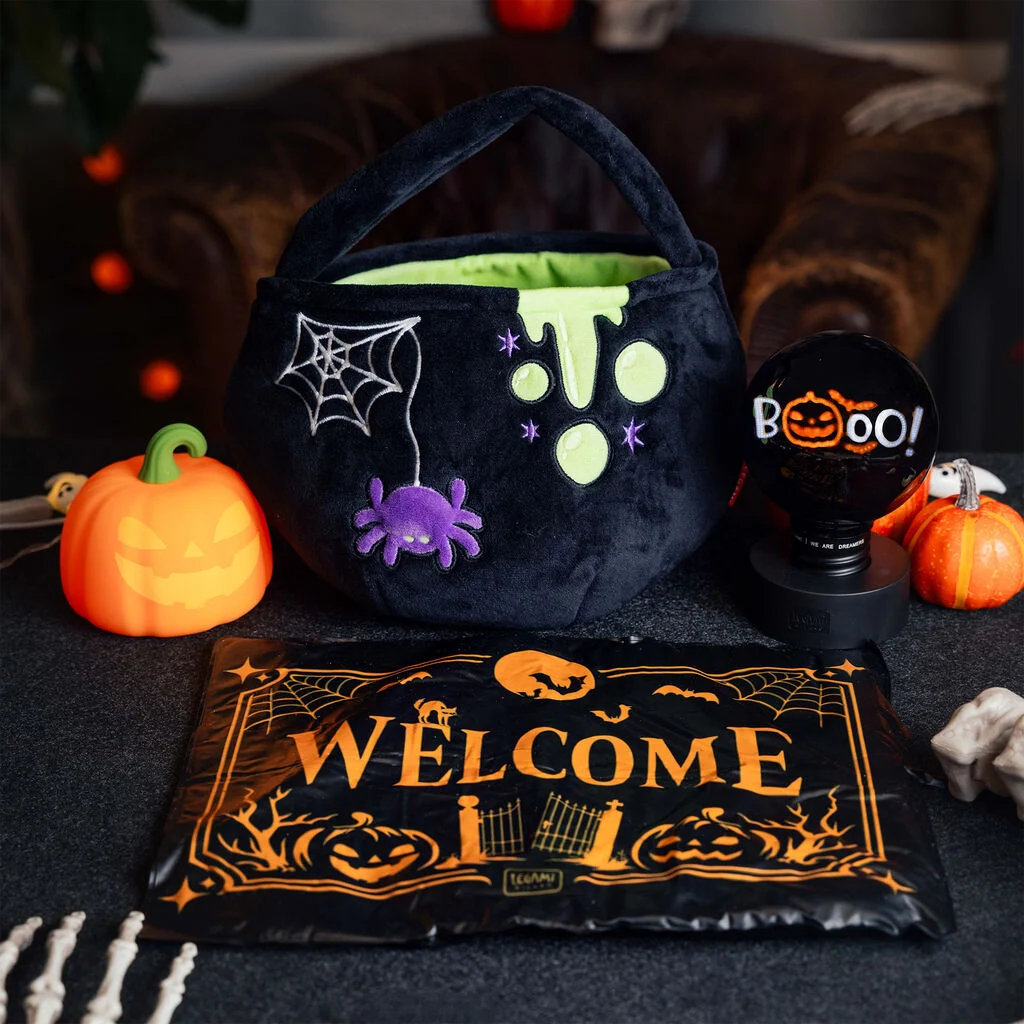 Halloween, Korb, Korbtasche, Spukdekoration, Willkommensmatte