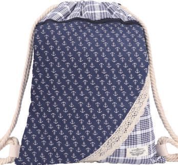 Northlux Patchwork Turnbeutel 177-037 (Navy Anker)