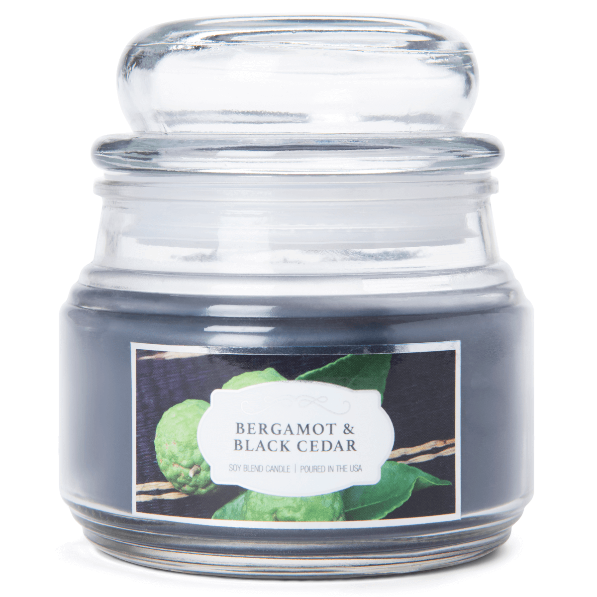 CC127363-mit-Deckel Duftkerze Bergamot & Black Cedar Terr - 255g