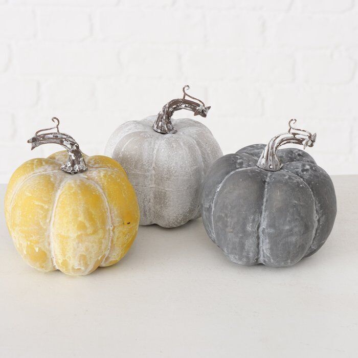 Hauptbild-oHfBZ-3P-large Dekokürbis Timea 11cm dunkelgrau
