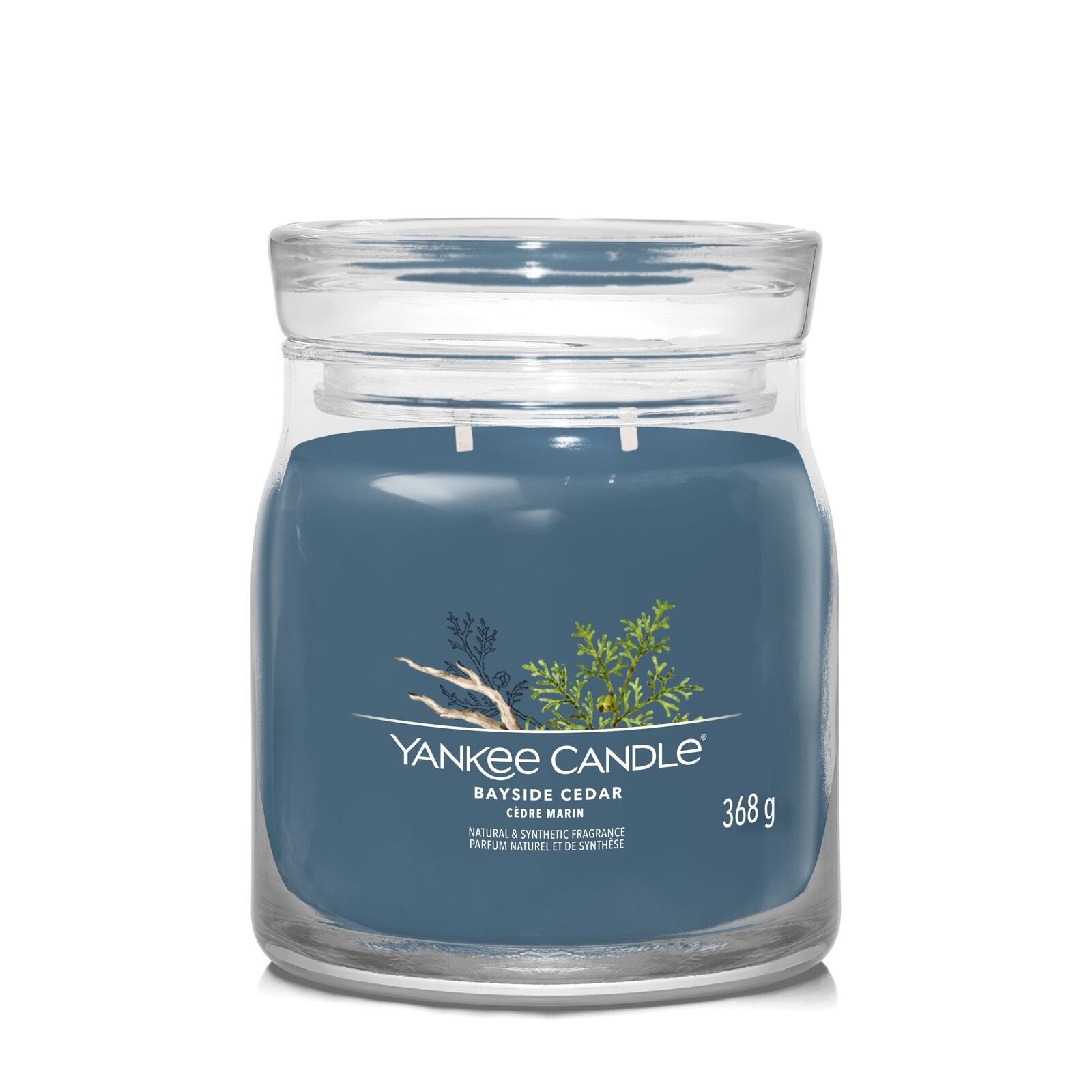 Bayside-Cedar_Signature_Medium1 Bayside Cedar Signature Medium Jar 368g 2-Docht