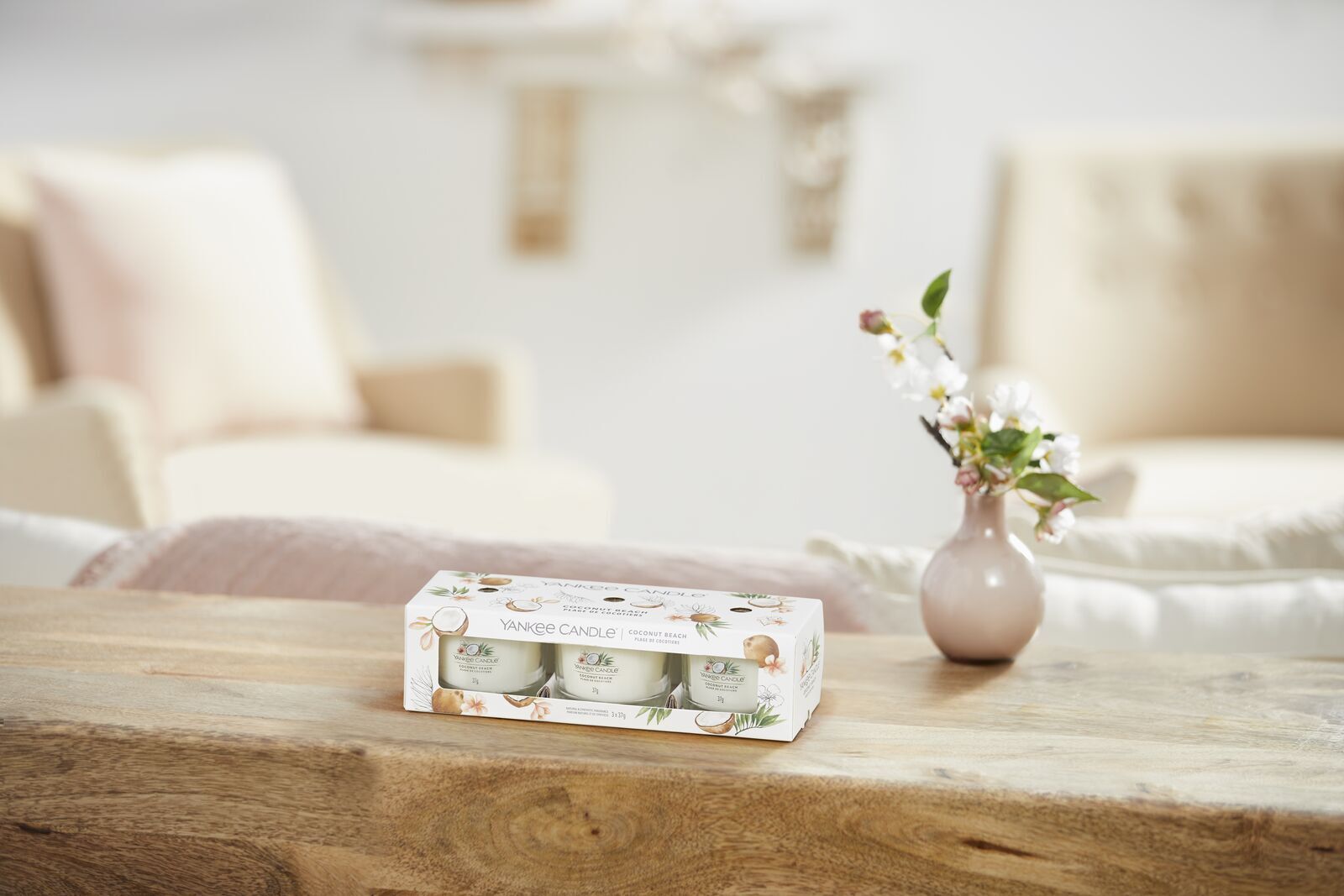 Coconut-Beach-x-3_enviro Coconut Beach 37g Glasvotivkerze 3er Pack