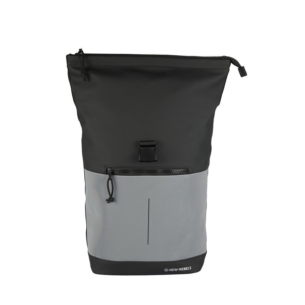 Bowie - New York Rolltop Rucksack schwarz