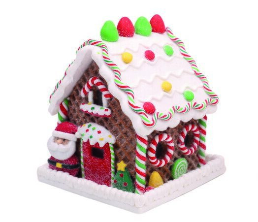 haus3 Deko Lebkuchenhaus 14cm Variante 1