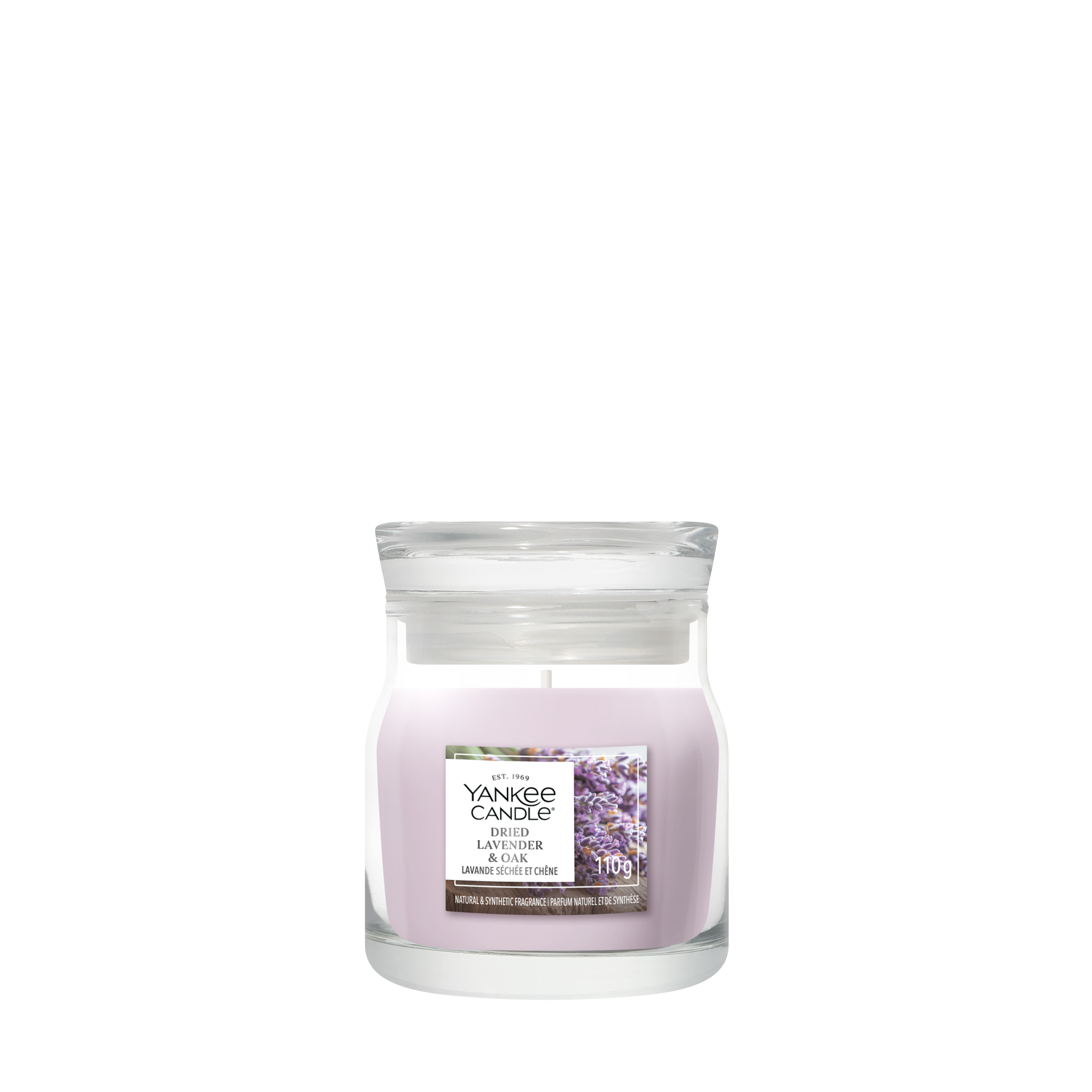 Duftkerze, Lavendel, Kleinlicht, Glasgefäß, 110 g