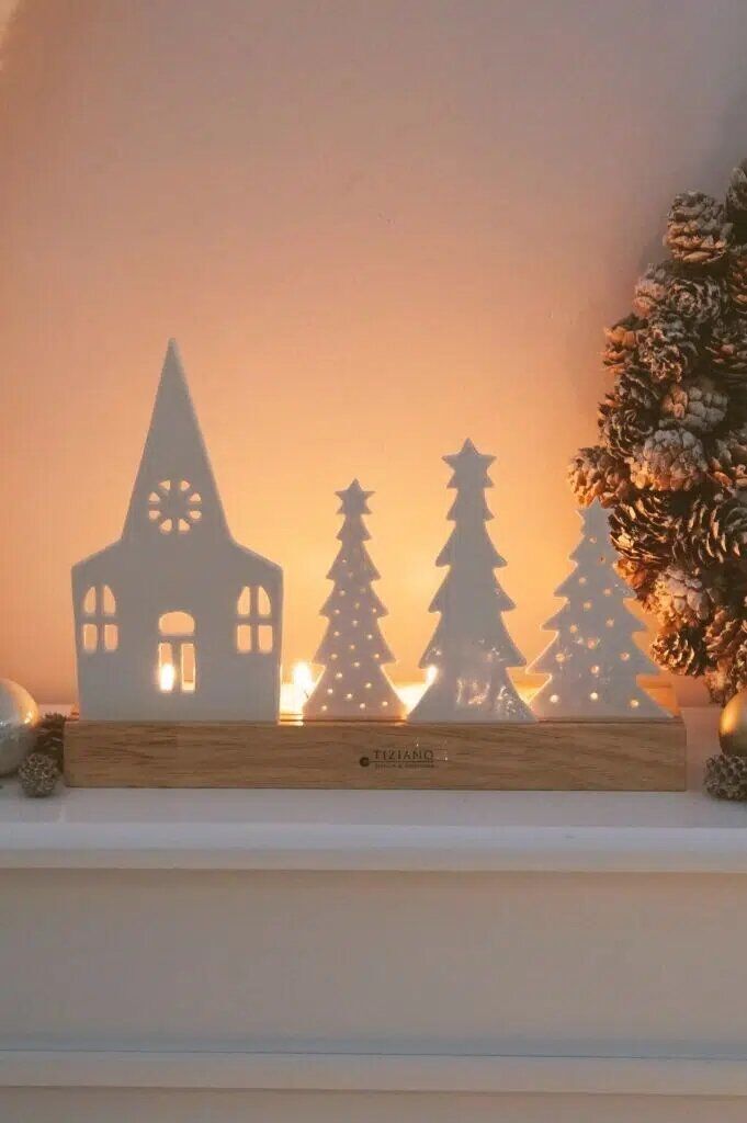 Advent Sandane 25cm cremeweiß