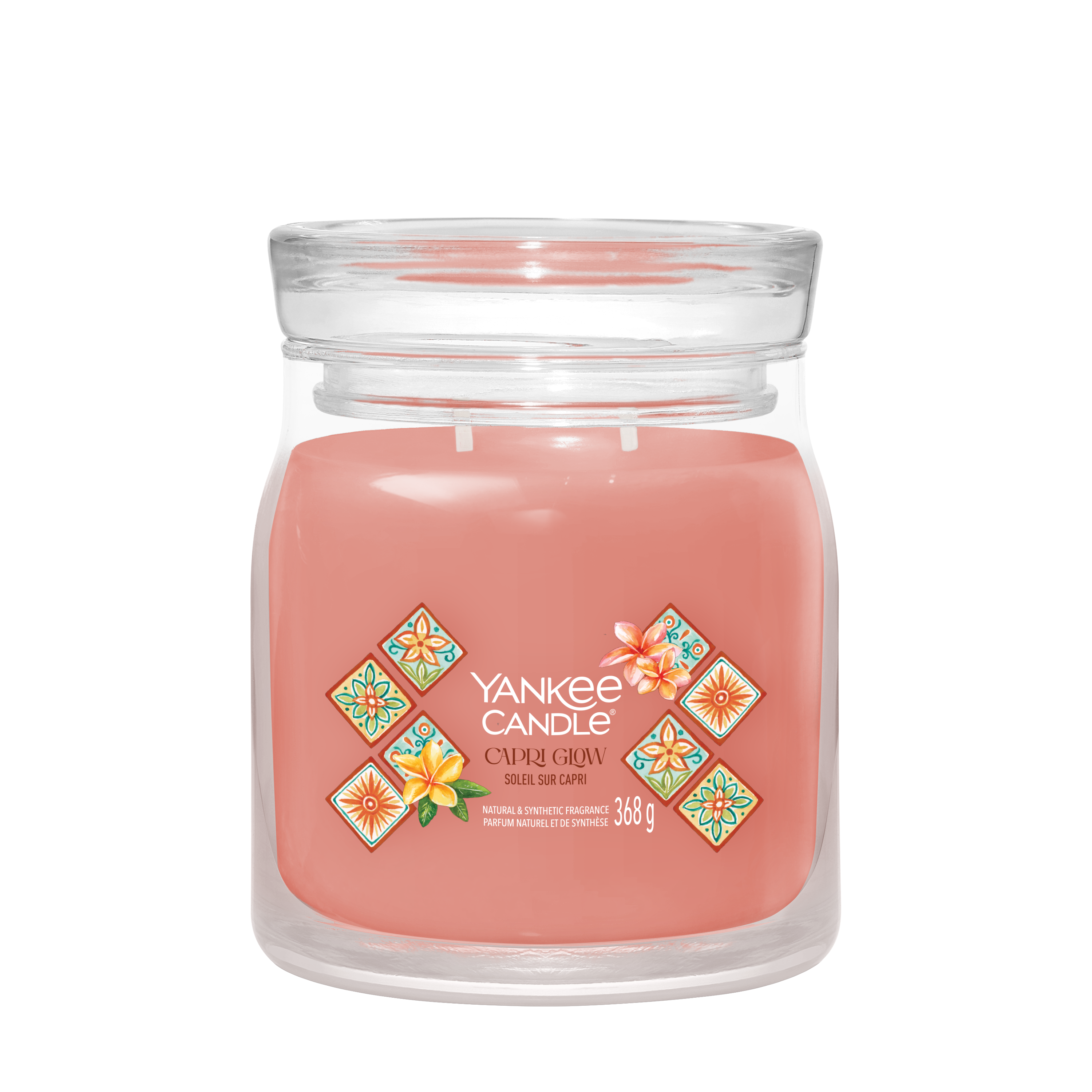 Capri Glow Signature Medium Jar 368g 2-Docht