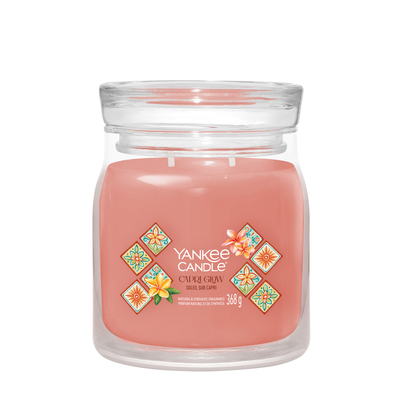 Capri Glow Signature Medium Jar 368g 2-Docht Capri Glow Signature Medium Jar 368g 2-Docht