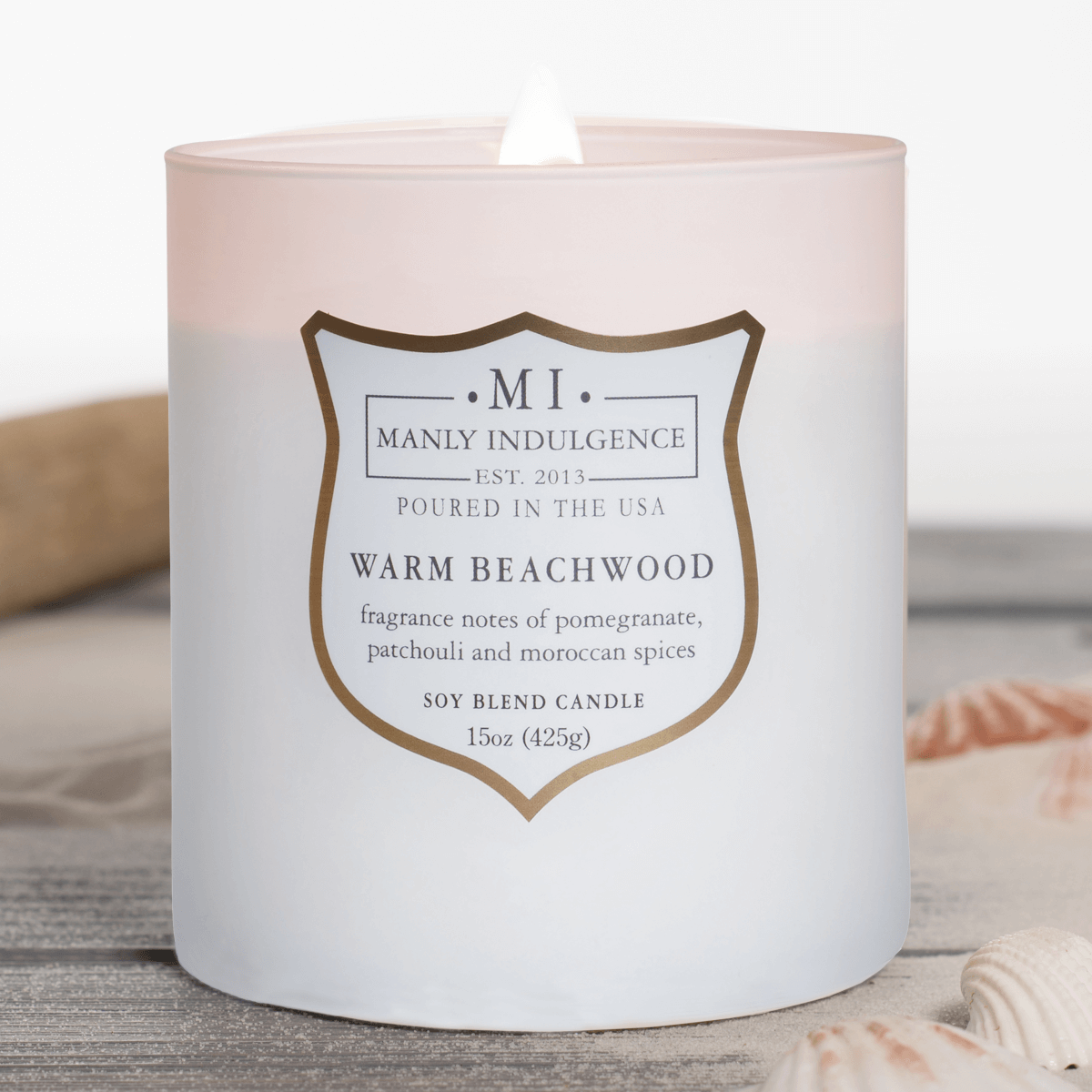 Duftkerze Warm Beachwood - 425g