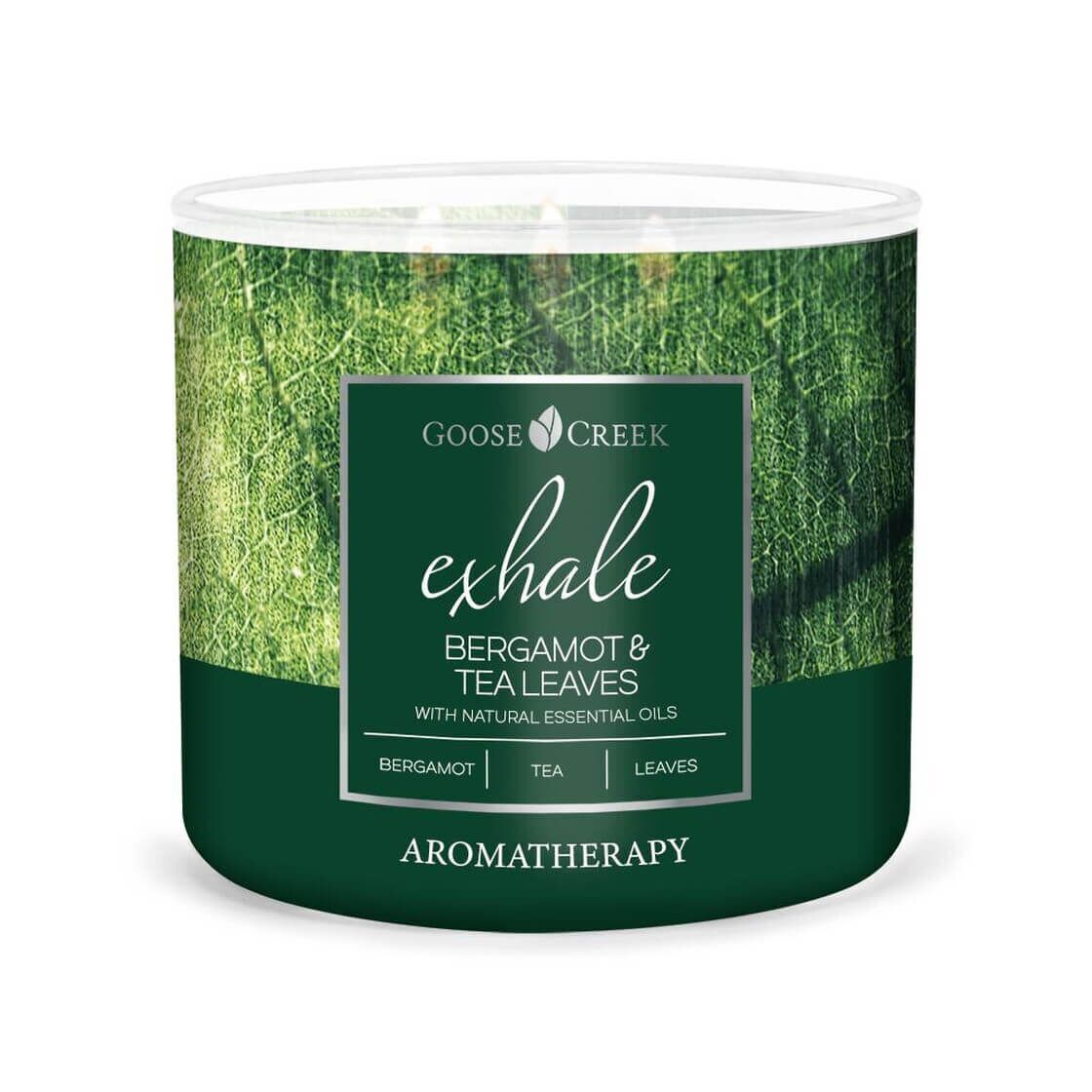 bergamot-tea-leaves-exhale-3-docht-kerze-411g EXHALE Bergamot & Tea Leaves 411g (3-Docht)