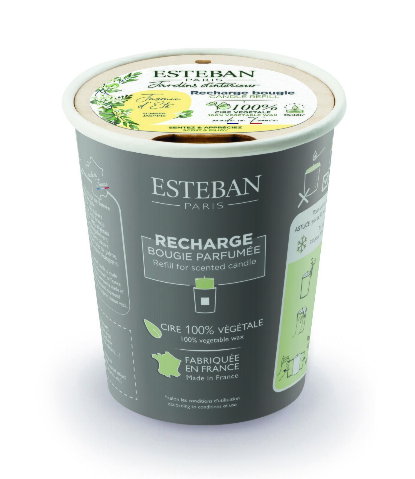 BJE-005_1 Sommerjasmin Nachfüller für Duftkerze 180g