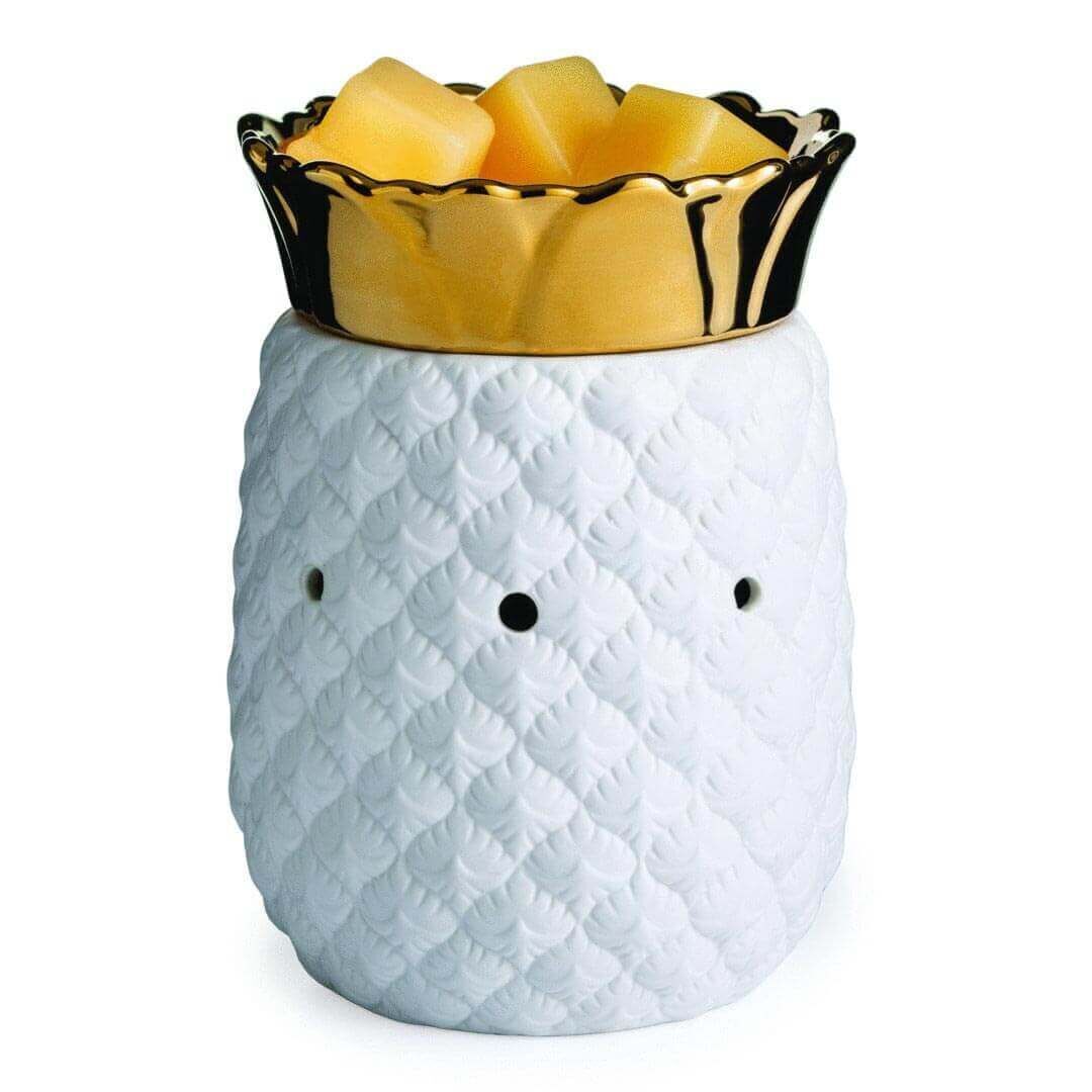 Candle-Warmers-White-Pineapple-Duftlampe-Weiss1 Candle Warmers White Pineapple Duftlampe elektrisch aus