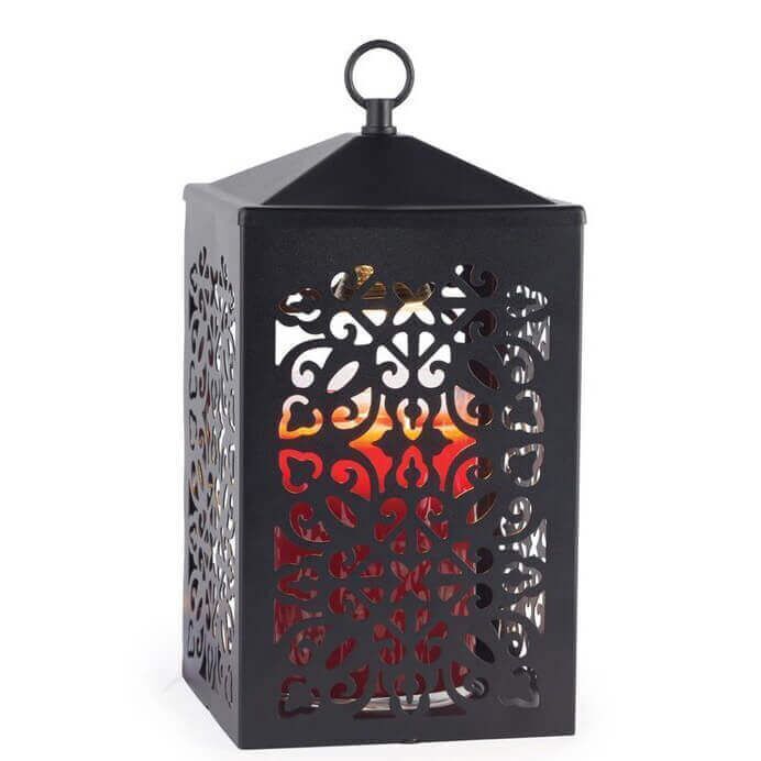Scroll-1057-Lifestyle-1 SCROLL Laterne Kerzenwärmer schwarz