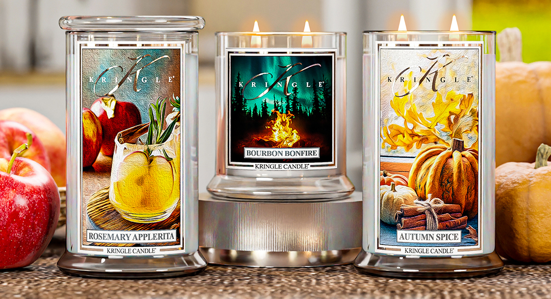 Kringle Candle, Duftkerze, großes Glas, Large Jar, Herbstdüfte, Neuheiten, Herbst, neue Düfte, 2023