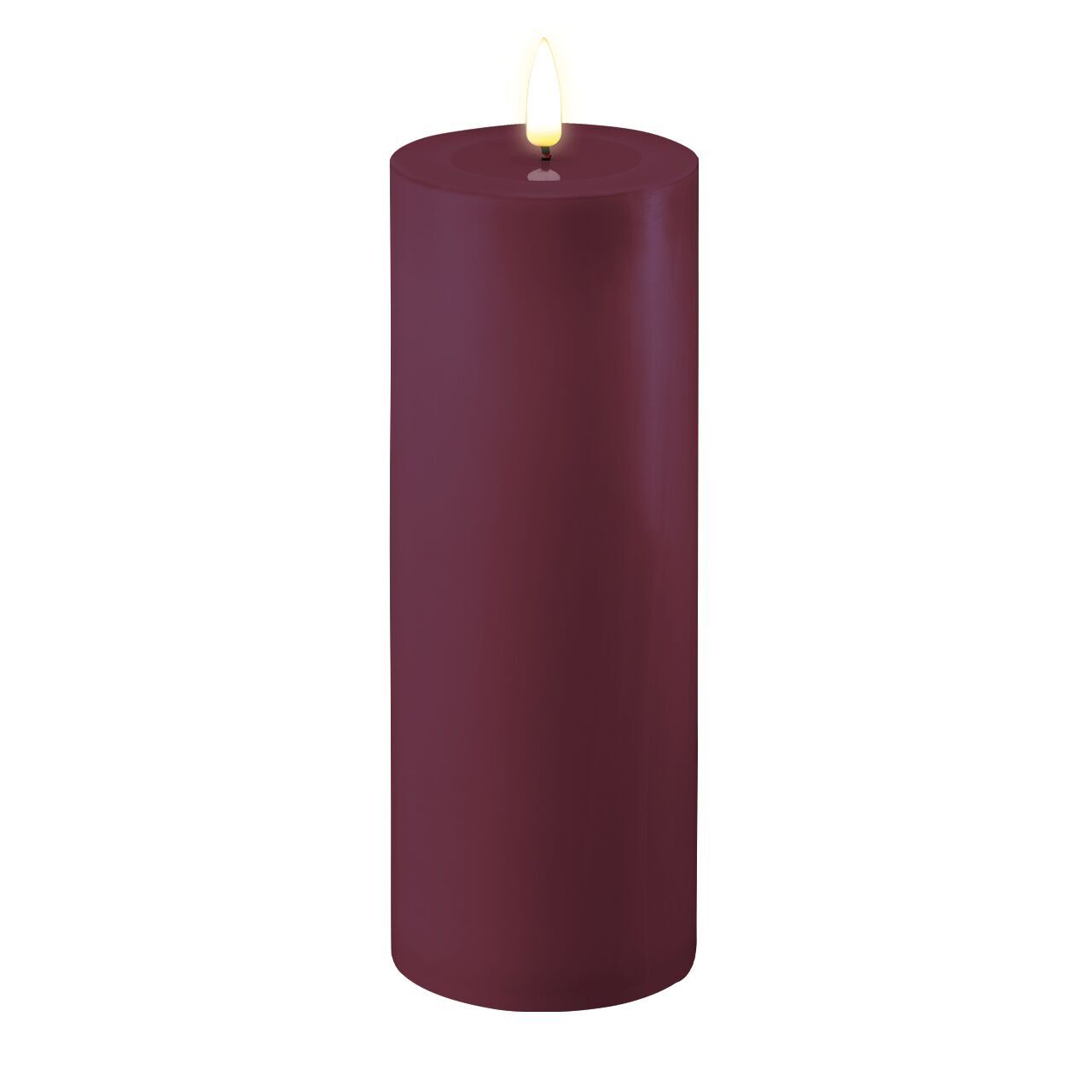 RF-0396 Stumpenkerze LED Violett 7,5 x 20cm