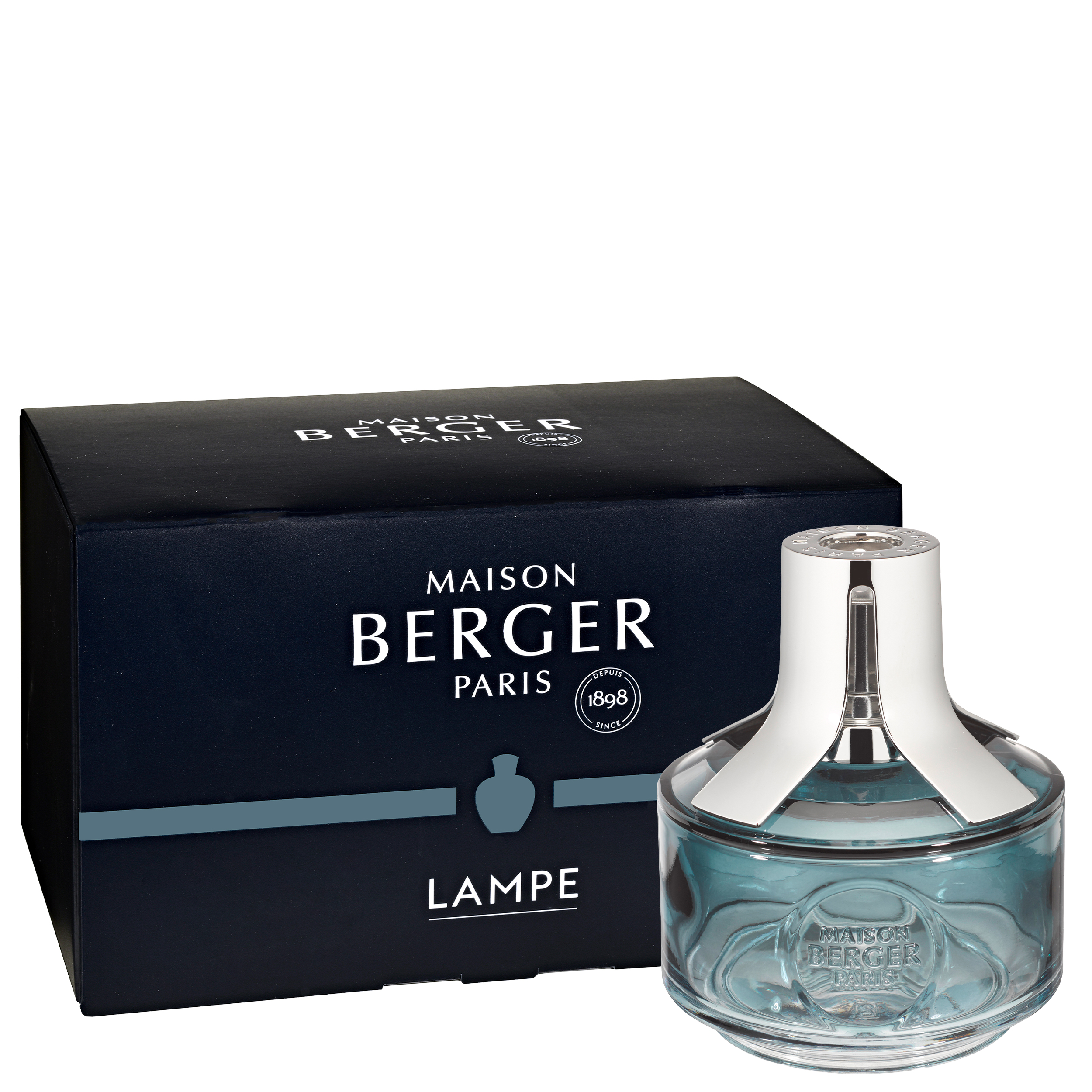 Identity Blau parfum, lampe, glasflakon, berger paris, maison berger